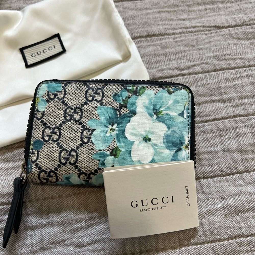 Brand New Gucci Bloom Card Wallet
